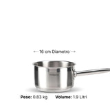 Saucepan one handle