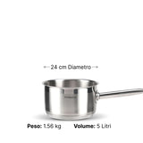 Saucepan one handle