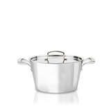 Saucepan two handles with lid