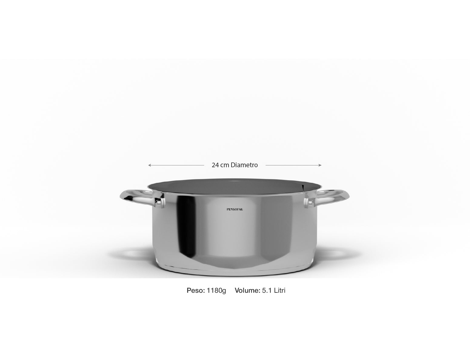 Casseruola in acciaio inox da 30 cm con coperchio - Leroy Merlin Casseruola in acciaio inox da 30 cm con coperchio - Leroy Merlin