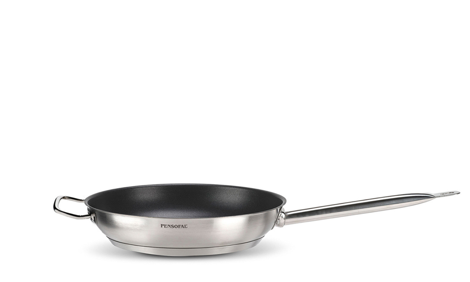 Padella alta con manico e maniglia