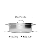 Pan with glass lid - New Era