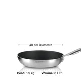 Low flared pan