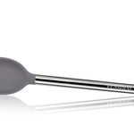 Cucchiaione in silicone con manico in acciaio inox