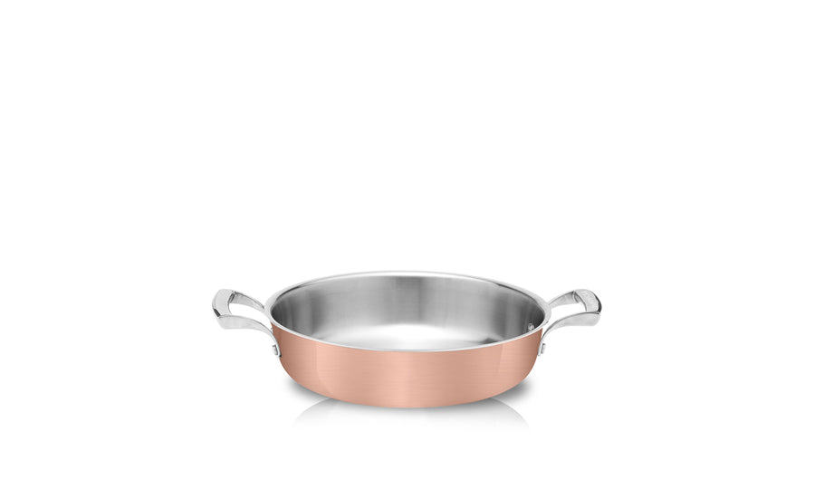 Skillet two handles with lid